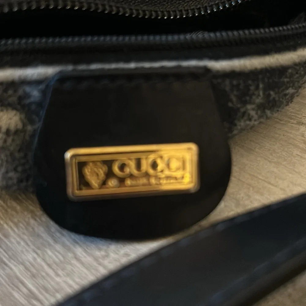 GUCCI Vintage Hobo monogram canvas bag EUC - Picture 10 of 16